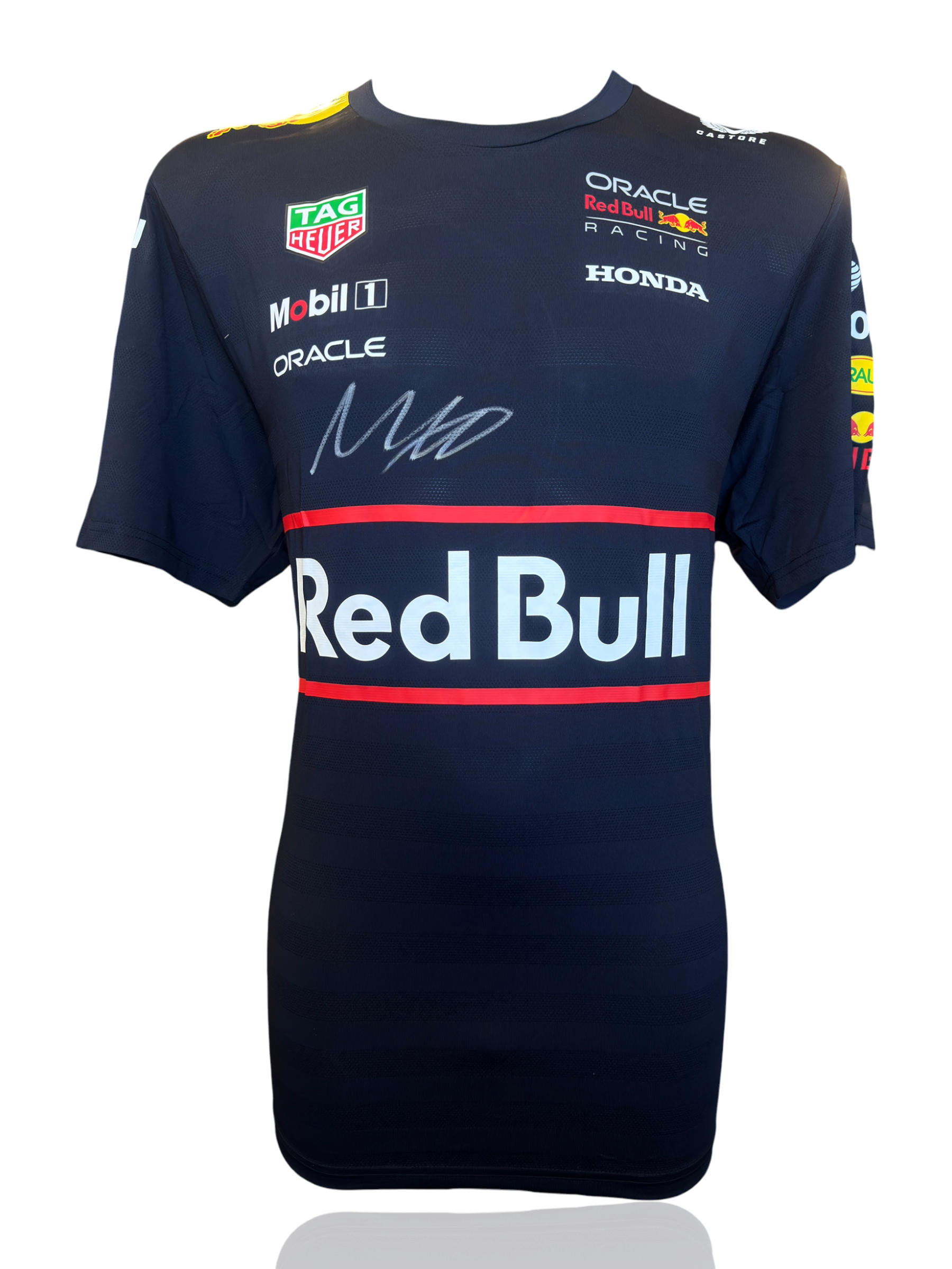 MAX VERSTAPPEN SIGNED RED BULL RACING ORACLE FORMULA 1 T-SHIRT (ACG CERT AG19016)-1
