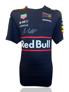 MAX VERSTAPPEN SIGNED RED BULL RACING ORACLE FORMULA 1 T-SHIRT (ACG CERT AG19016)-1