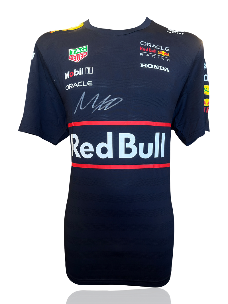 MAX VERSTAPPEN SIGNED RED BULL RACING ORACLE FORMULA 1 T-SHIRT (ACG CERT AG19016)-1