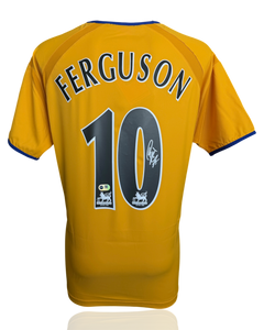 DUNCAN FERGUSON SIGNED EVERTON FC 2003/04 AWAY SHIRT (ACG CERT AG19034)-1