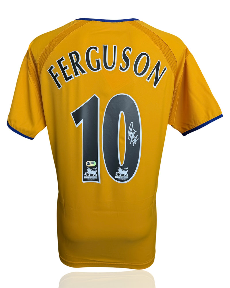 DUNCAN FERGUSON SIGNED EVERTON FC 2003/04 AWAY SHIRT (ACG CERT AG19034)-1