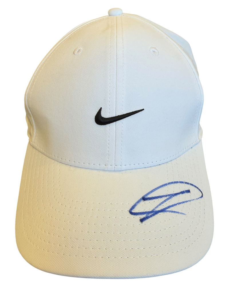 JANNIK SINNER SIGNED NIKE WHITE TENNIS CAP (ACG CERT AG19125)-1