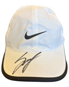 ARYNA SABALENKA SIGNED NIKE WHITE TENNIS CAP (ACG CERT AG19126)-1