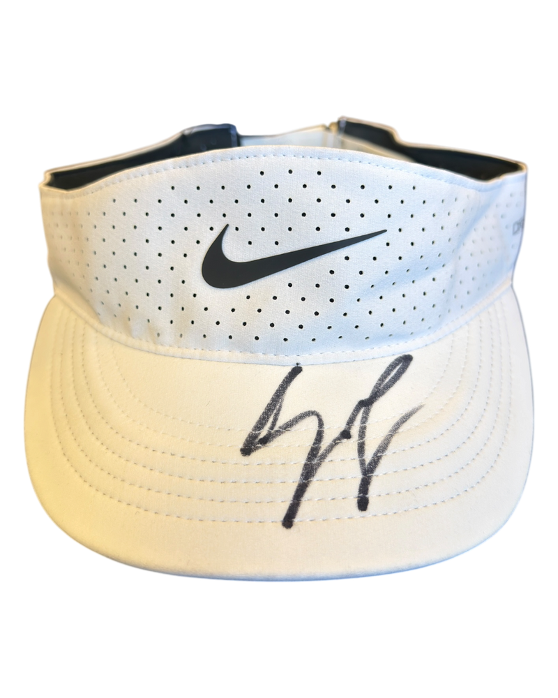 ARYNA SABALENKA SIGNED NIKE WHITE TENNIS CAP (ACG CERT AG19127)-1