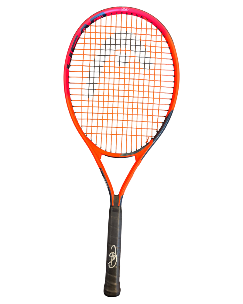 NOVAK DJOKOVIC SIGNED RED HEAD ATTITUDE TENNIS RACKET (ACG CERT AG19130)-1