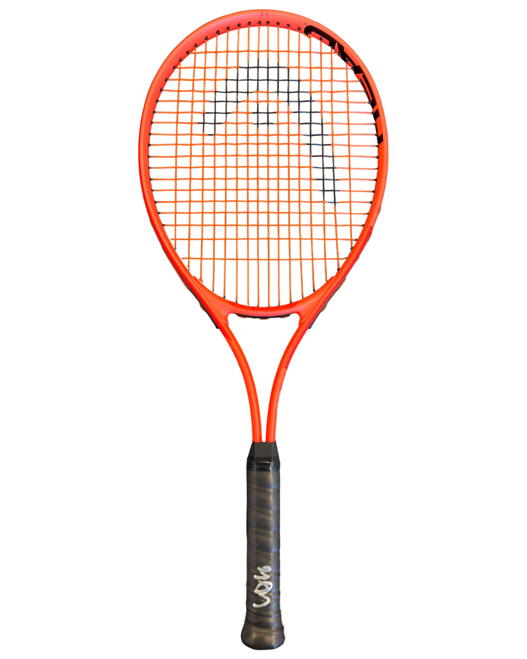 COCO GAUFF SIGNED RED HEAD ATTITUDE TENNIS RACKET (ACG CERT AG19131)
