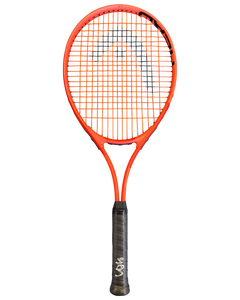 COCO GAUFF SIGNED RED HEAD ATTITUDE TENNIS RACKET (ACG CERT AG19131)-1