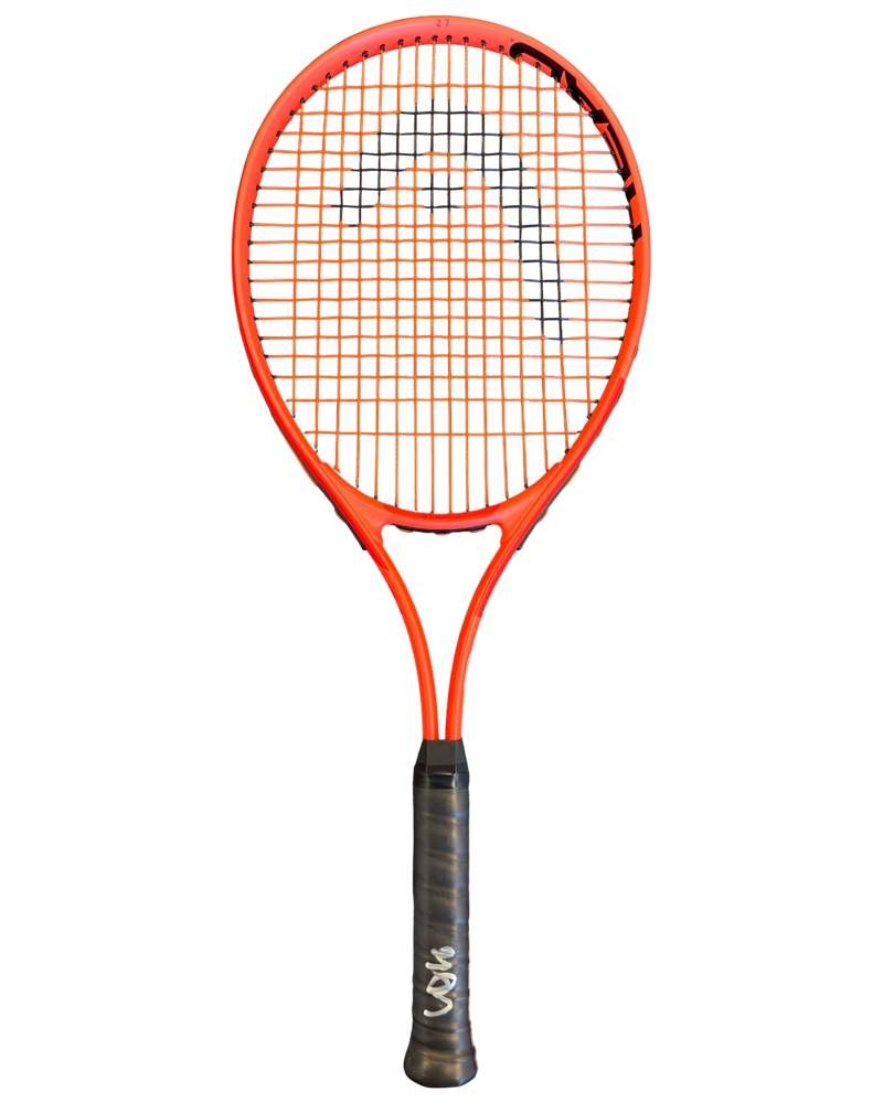 COCO GAUFF SIGNED RED HEAD ATTITUDE TENNIS RACKET (ACG CERT AG19131)-1