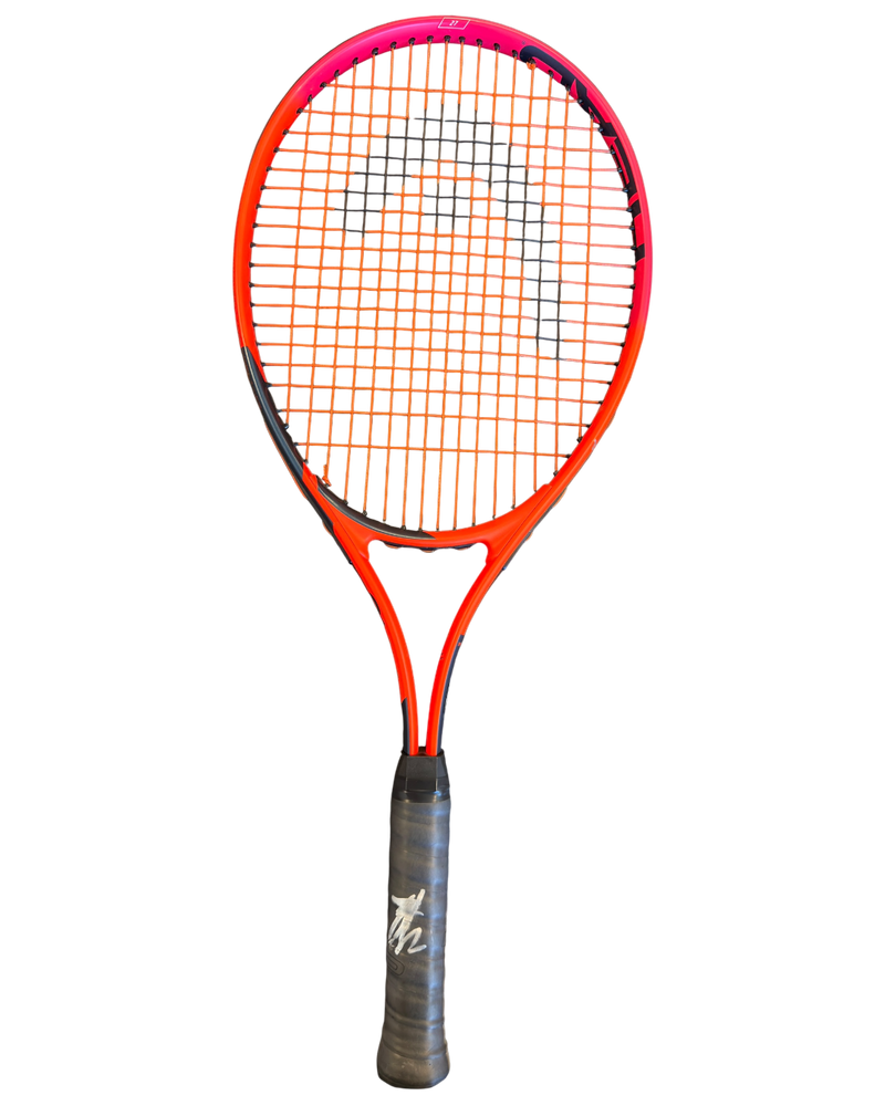 JANNIK SINNER SIGNED RED HEAD ATTITUDE TENNIS RACKET (ACG CERT AG19132)-1