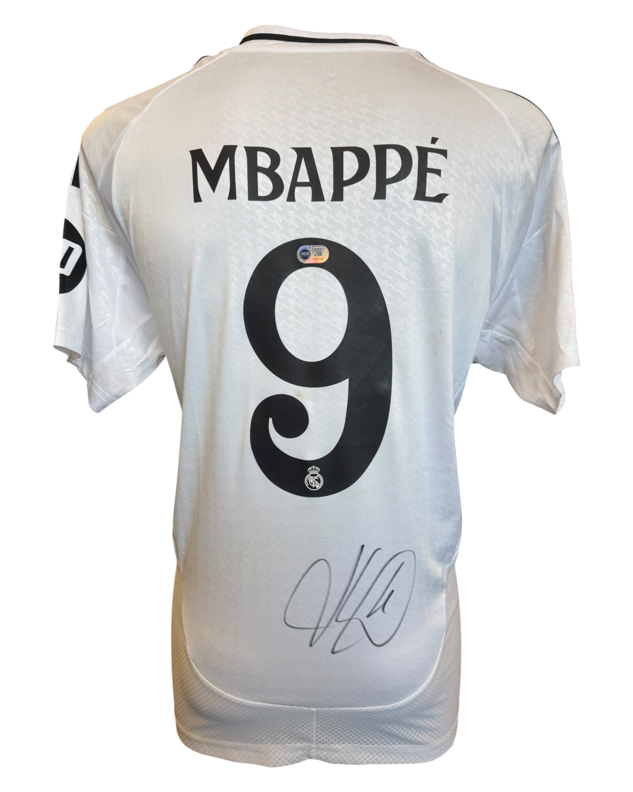 KYLIAN MBAPPE SIGNED 2024/25 REAL MADRID HOME SHIRT (ACG CERT AG17336)