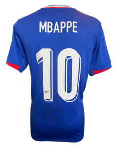 KYLIAN MBAPPE SIGNED 2024/26 FRANCE HOME SHIRT (ACG CERT AG17337)-1