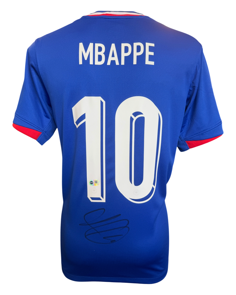 KYLIAN MBAPPE SIGNED 2024/26 FRANCE HOME SHIRT (ACG CERT AG17337)-1