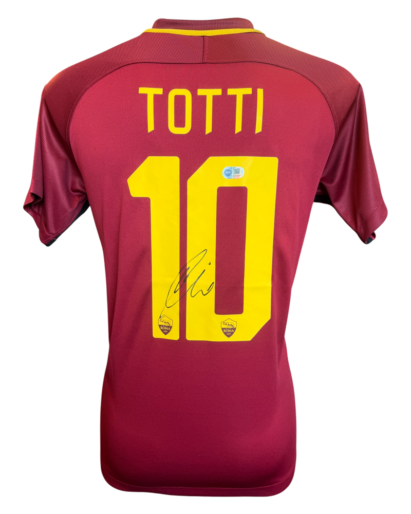 FRANCESCO TOTTI SIGNED AS ROMA 2016/17 FINAL SEASON SHIRT (ACG CERT AG19154)-1