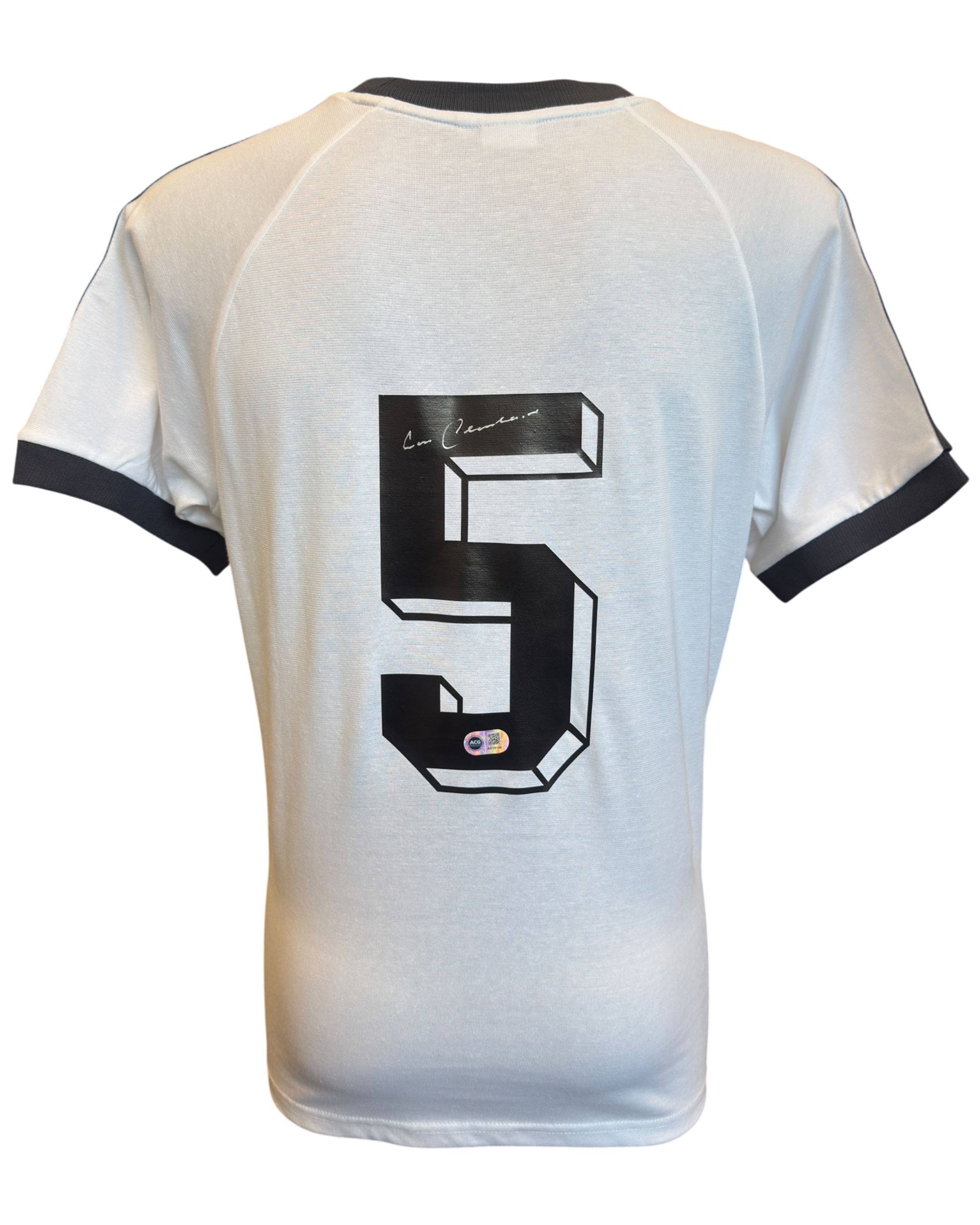 FRANZ BECKENBAUER SIGNED 1974 GERMANY WORLD CUP HOME SHIRT (ACG CERT AG19159)