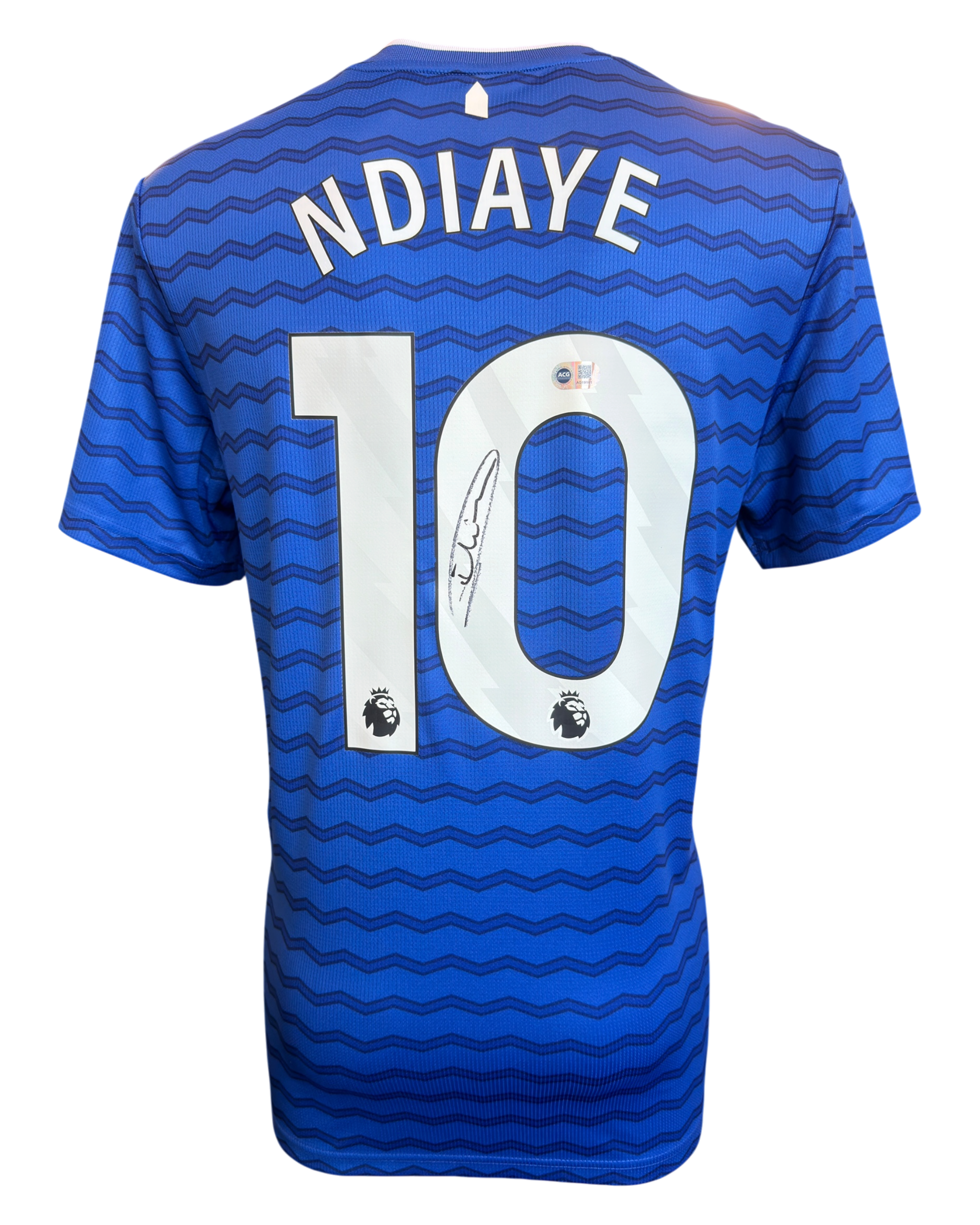 ILIMAN NDIAYE SIGNED EVERTON FC 2025/26 HOME SHIRT (ACG CERT AG19161)