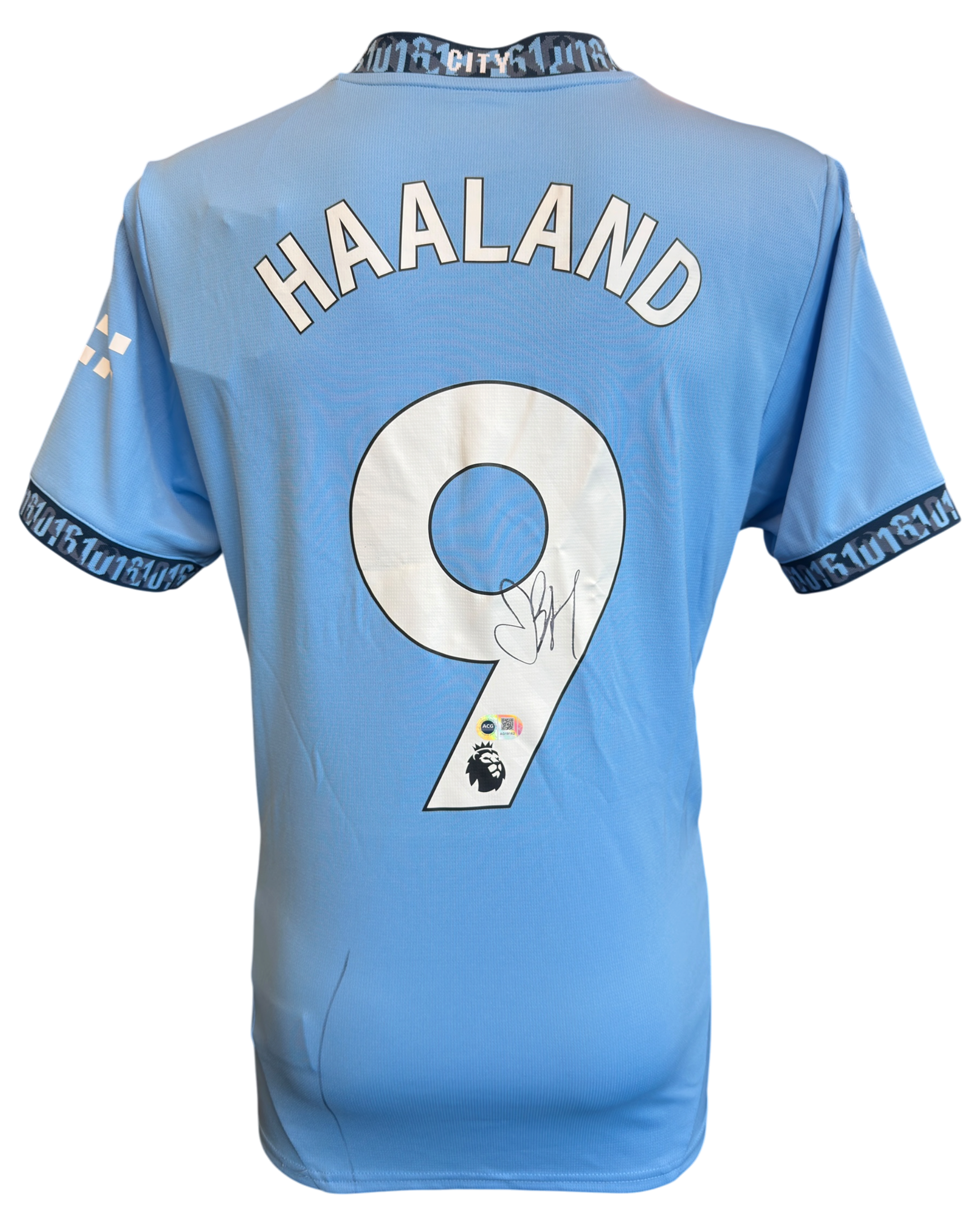 ERLING HAALAND SIGNED MANCHESTER CITY FC 24/25 HOME SHIRT (ACG CERT AG19162)