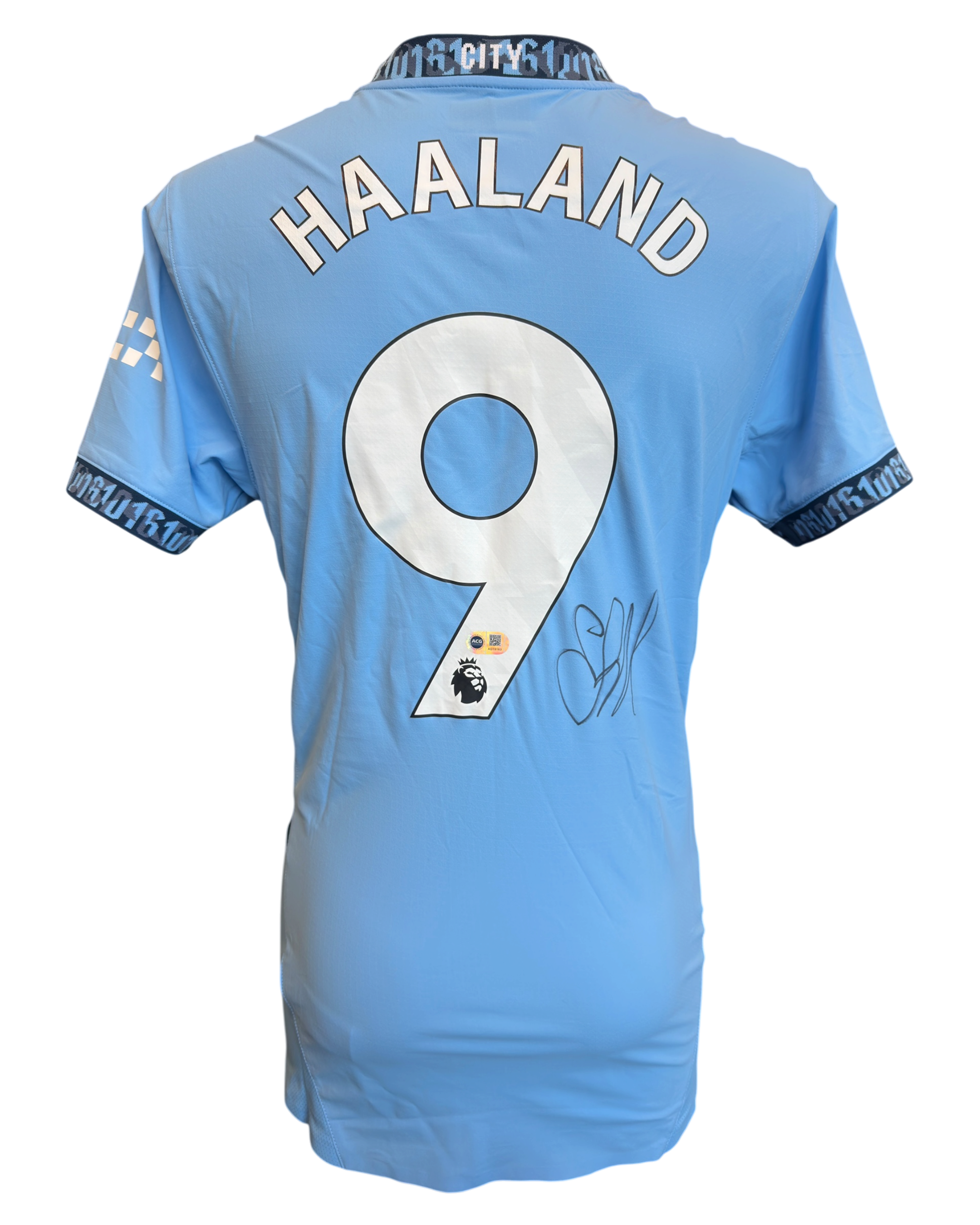 ERLING HAALAND SIGNED MANCHESTER CITY FC 24/25 HOME SHIRT (ACG CERT AG19163)