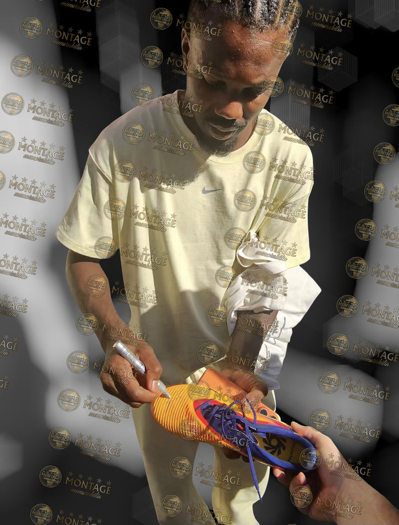 MARCUS THURAM SIGNED NIKE MERCURIAL FOOTBALL BOOT (ACG CERT AG19120)-3
