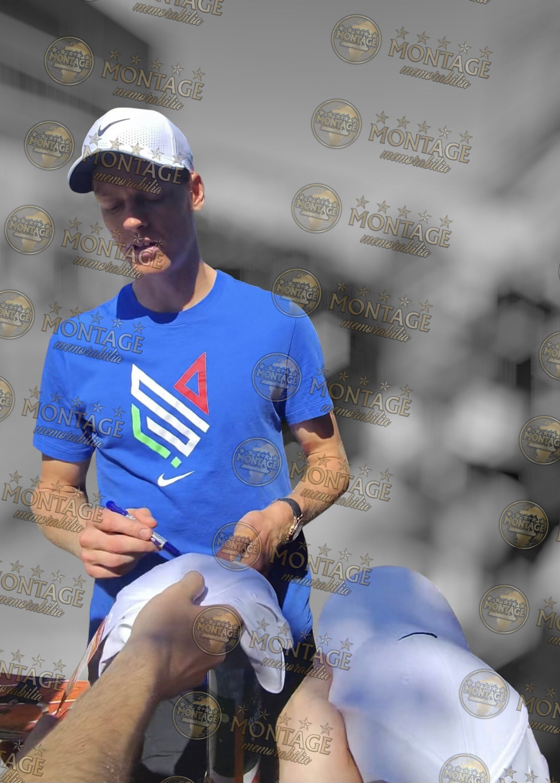 JANNIK SINNER SIGNED NIKE WHITE TENNIS CAP (ACG CERT AG19124)