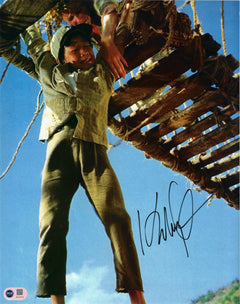 KE HUY QUAN SIGNED INDIANA JONES SHORT ROUND 14x11 PHOTO (ACG CERT AG16730)-1