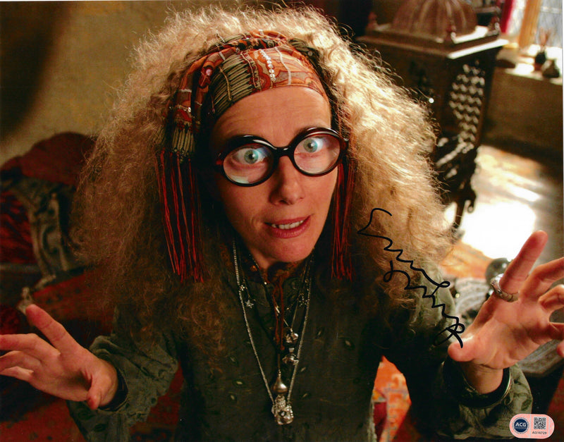 EMMA THOMPSON HARRY POTTER SYBIL TRELAWNEY SIGNED 14x11 PHOTO (ACG CERT AG16729)-1