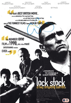 GUY RITCHIE SIGNED 16x12 LOCK STOCK MOVIE POSTER PHOTO (ACG CERT AG16744)-1