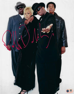 PUFF DADDY SIGNED 14x11 PHOTO BAD BOY NOTORIOUS BIG (ACG CERT AG17075)-1