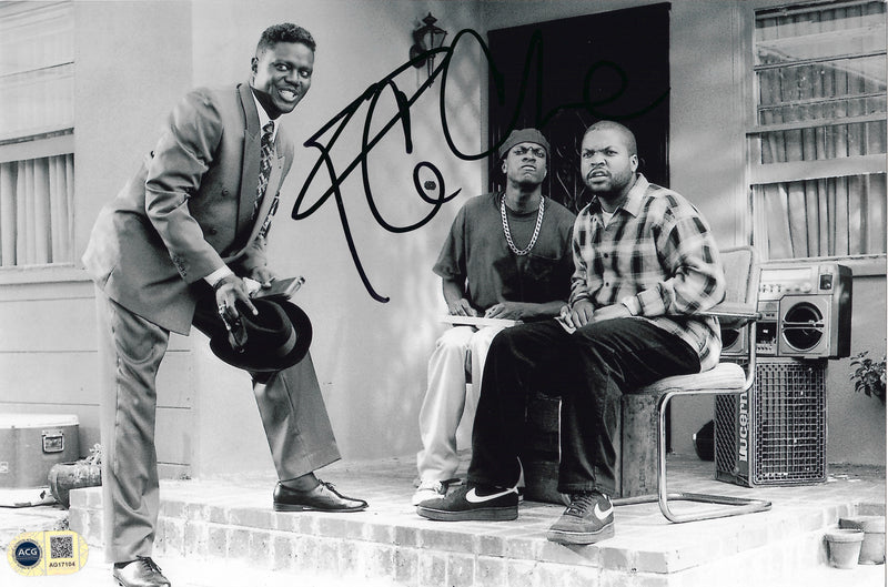 ICE CUBE SIGNED FRIDAY MOVIE 12x8 PHOTO (ACG CERT AG17104)-1