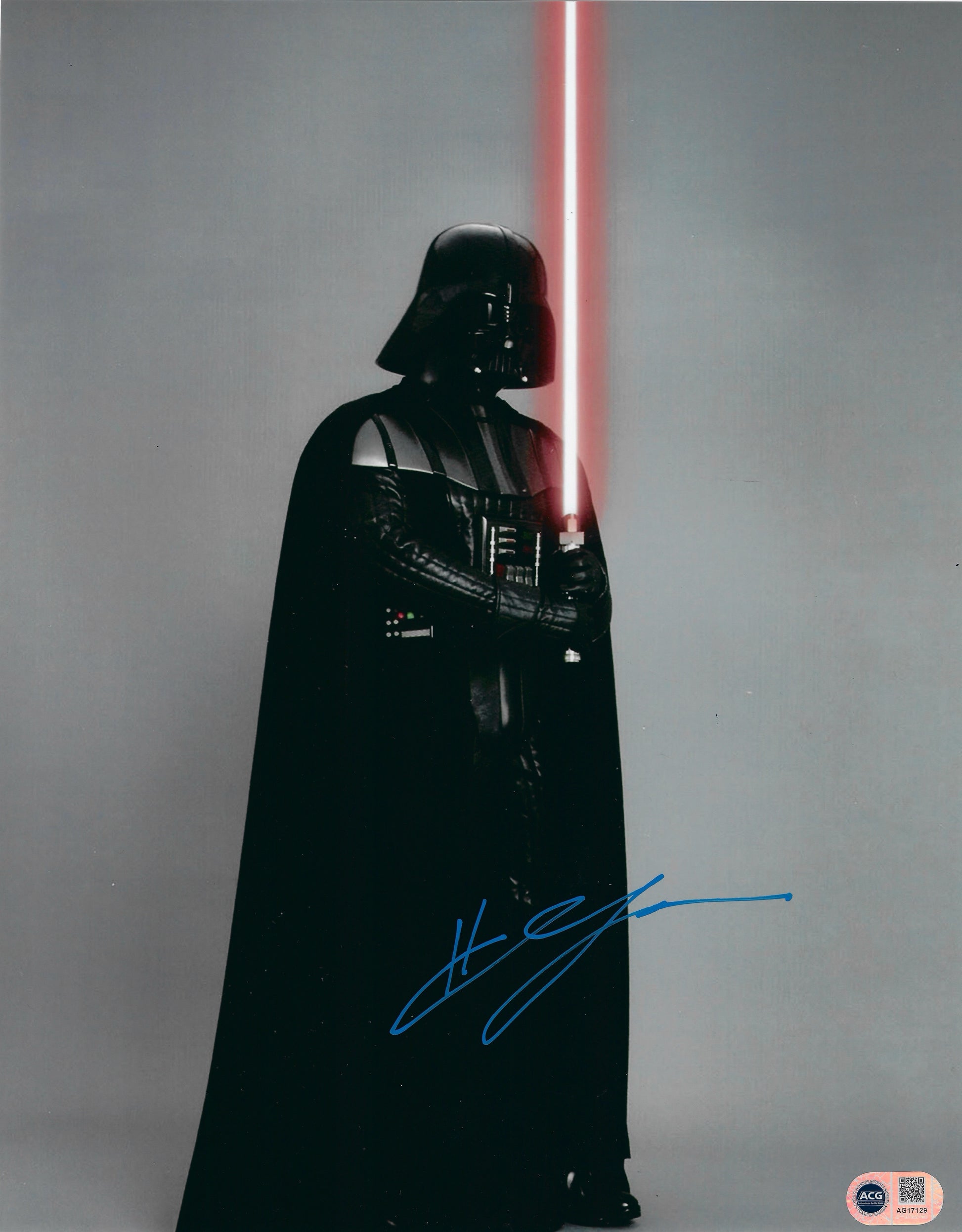 HAYDEN CHRISTENSEN SIGNED STAR WARS 14X11 PHOTO (ACG CERT AG17129)-1