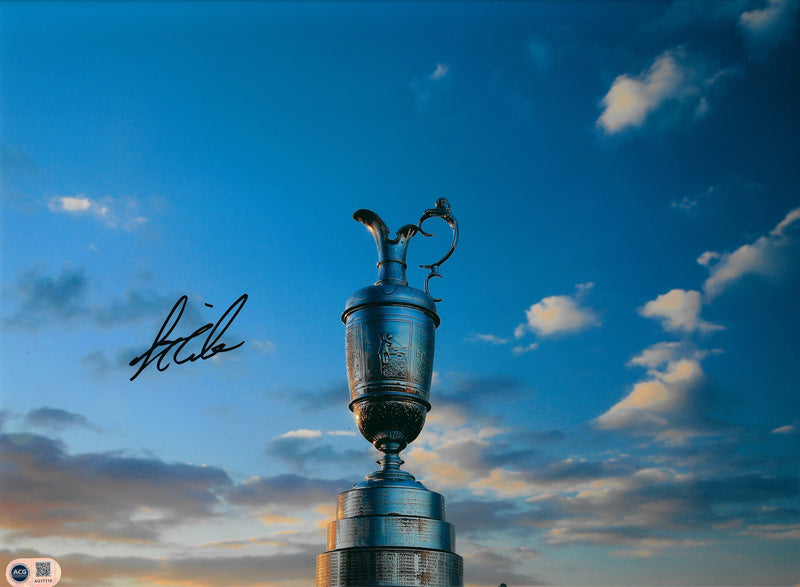 STEWART CINK SIGNED 16X12 THE OPEN TROPHY CHAMPION PHOTO (ACG CERT AG17112)-1