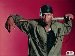 50 CENT GET RICH OR DIE TRYIN' SIGNED 12X8 PHOTO (ACG CERT AG17108)-1