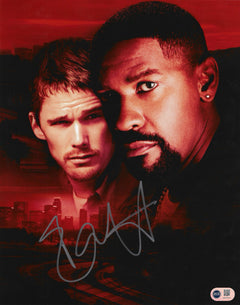 ETHAN HAWKE SIGNED TRAINING DAY 14x11 PHOTO (ACG CERT AG17811)-1