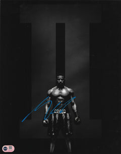 MICHAEL B JORDAN SIGNED ADONIS CREED 14x11 PHOTO (ACG CERT AG17820)-1