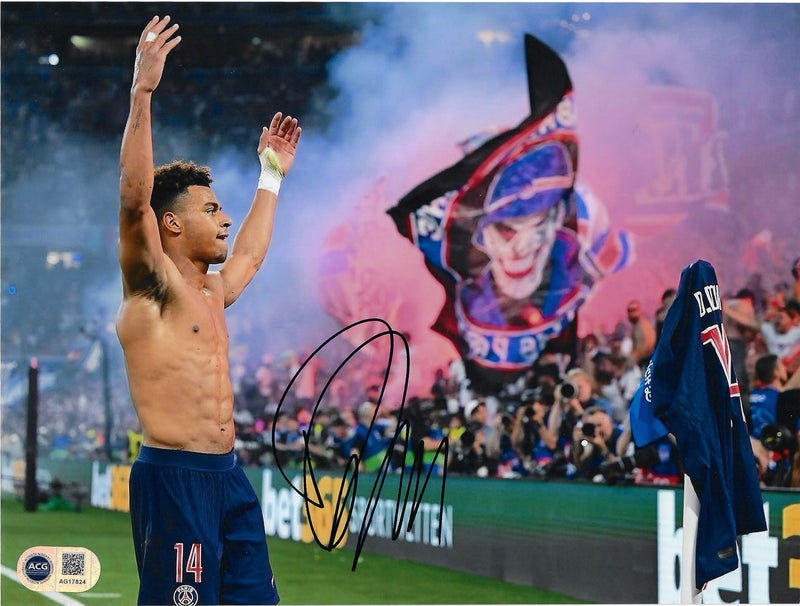 DESIRE DOUE SIGNED PARIS SAINT-GERMAIN PSG 10X8 PHOTO (ACG CERT AG17824)-1