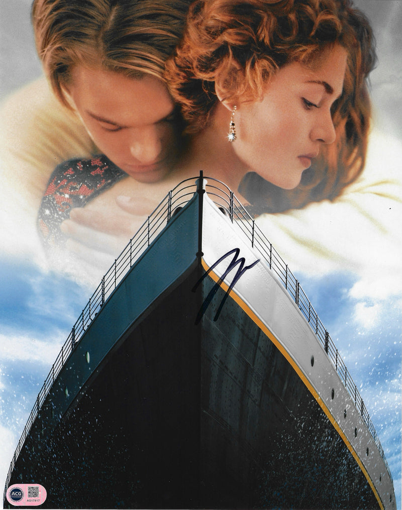 LEONARDO DI CAPRIO SIGNED TITANIC 14x11 PHOTO (ACG CERT AG17817)-1