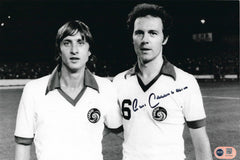 FRANZ BECKENBAUER SIGNED 12X8 FOOTBALL LEGEND PHOTO (ACG CERT AG17834)-1