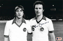 FRANZ BECKENBAUER SIGNED 12X8 FOOTBALL LEGEND PHOTO (ACG CERT AG17835)-1