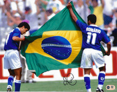 ROMARIO SIGNED BRAZIL WORLD CUP 1994 14X11 PHOTOGRAPH (ACG CERT AG17888)-1