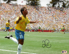ROMARIO SIGNED BRAZIL WORLD CUP 1994 14X11 PHOTOGRAPH (ACG CERT AG17887)-1