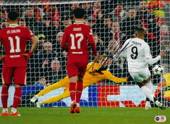 CAOIMHIN KELLEHER SIGNED LIVERPOOL MBAPPE PEN SAVE 16X12 PHOTO (ACG CERT AG18047)-1