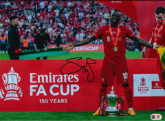 SADIO MANE SIGNED LIVERPOOL FC FA CUP WINNERS 16x12 PHOTO (ACG CERT AG18053)-1