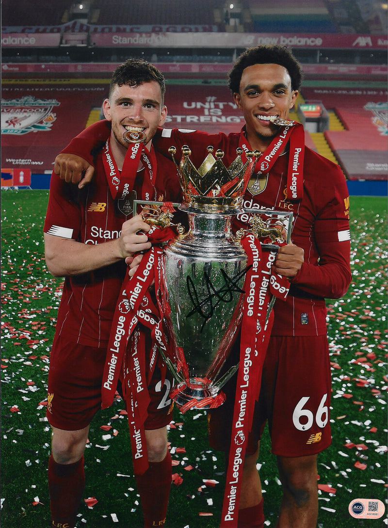 TRENT ALEXANDER ARNOLD SIGNED 16x12 PREM WINNERS PHOTO (ACG CERT AG18081)-1