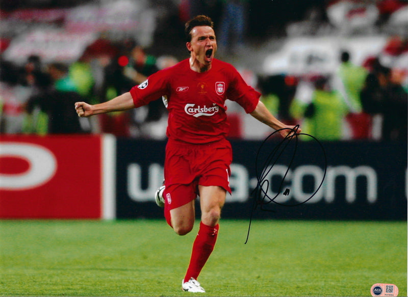 VLADIMIR SMICER SIGNED LFC ISTANBUL 2005 GOAL 16X12 PHOTO (ACG CERT AG18084)-1