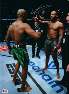 LEON ROCKY EDWARDS SIGNED UFC CHAMPION 16X12 PHOTO (ACG CERT AG18092)-1