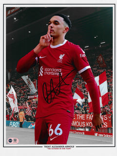 TRENT ALEXANDER-ARNOLD SIGNED LFC 16x12 SCOUSER IN OUR TEAM (ACG CERT AG18093)-1