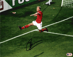 DENNIS BERGKAMP SIGNED HOLLAND WORLD CUP 1998 14X11 PHOTO (ACG WITNESS AG46484)-1
