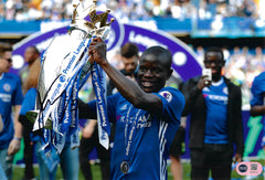 NGOLO KANTE SIGNED CHELSEA FC EPL WINNER 12x8 PHOTO (ACG CERT AG18113)-1