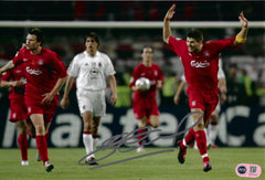 STEVEN GERRARD SIGNED LIVERPOOL FC LEGEND 12x8 PHOTO (ACG CERT AG18124)-1