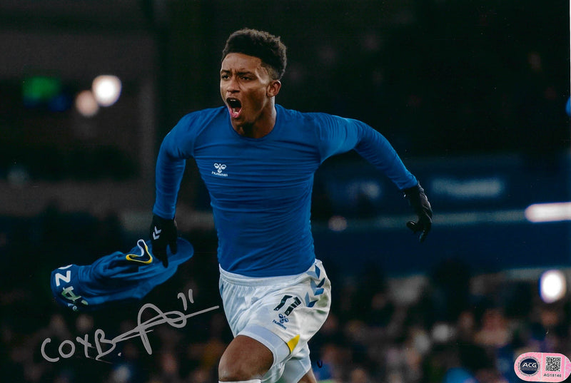DEMARAI GRAY SIGNED EVERTON FC 12X8 PHOTO (ACG CERT AG18146)-1
