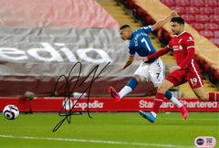 RICHARLISON SIGNED EVERTON 12X8 ANFIELD DERBY WIN PHOTO (ACG CERT AG18155)-1